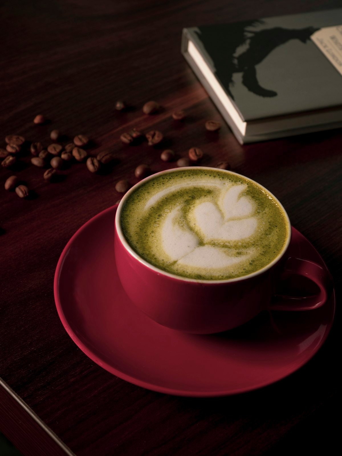 Hojicha latte
